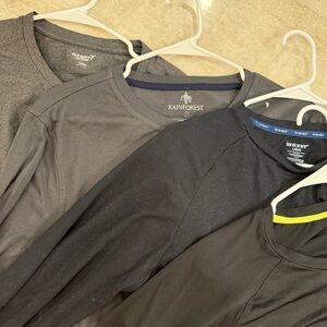 Bundle of solid Long Sleeve Shirts